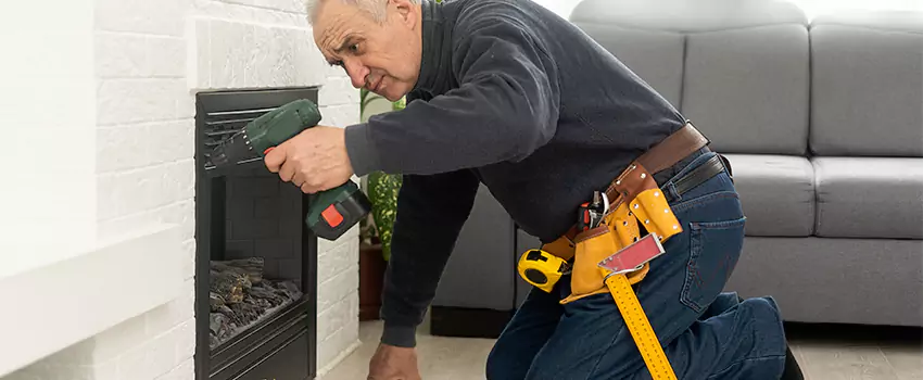 New Indoor Fireplace Installation in Springboro, Ohio